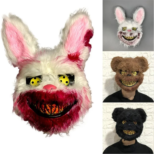 Kaninchen-Cosplay-Maske für Halloween 